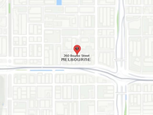 Map showing 360 Bourke Street, Melbourne