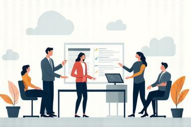 Corporate workshop illustration